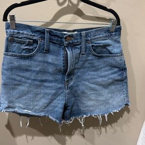 Madewell | The Perfect Jean Short Tulip Hem 29